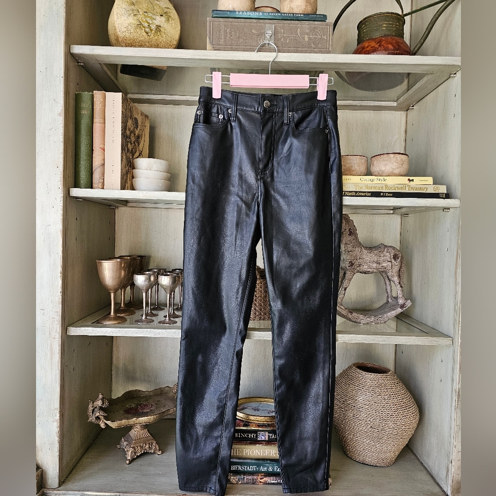 PISTOLA Aline High Rise Skinny Pant in Slate Black - Picture 7 of 12